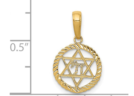 14k Yellow Gold Pendants Style C4459 - Classique Jewelry Inc.