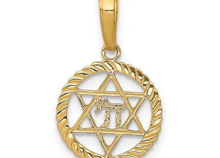 14k Yellow Gold Pendants Style C4459 - Classique Jewelry Inc.
