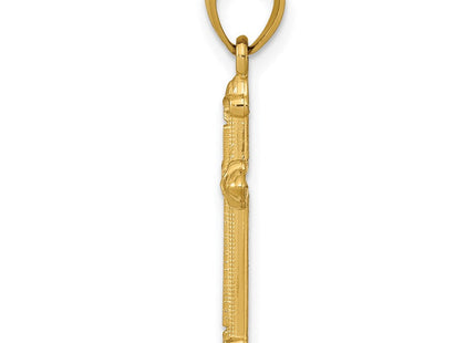 14k Passion Cross Pendant (Style C4474)