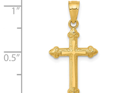14k Passion Cross Pendant (Style C4474)