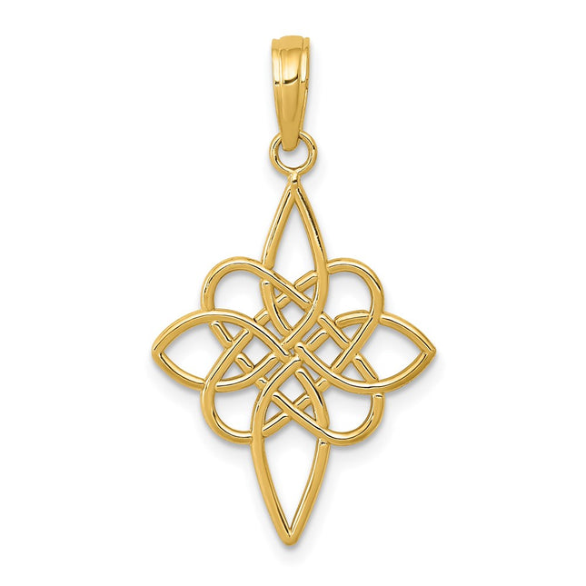 14k Yellow Gold Pendants Style C4482 - Classique Jewelry Inc.