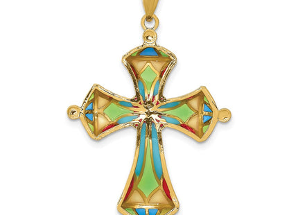 14k Yellow Gold Pendants Style C4486 - Classique Jewelry Inc.