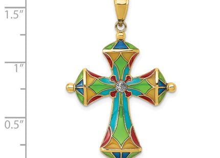 14k Yellow Gold Pendants Style C4486 - Classique Jewelry Inc.