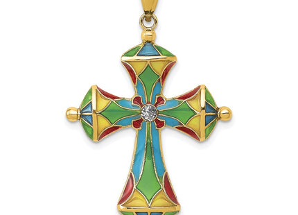 14k Yellow Gold Pendants Style C4486 - Classique Jewelry Inc.