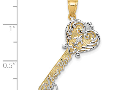 14k Yellow & Rhodium Jewelry Style C4489 - Classique Jewelry Inc.
