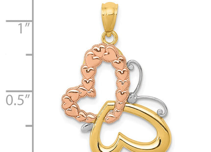 14k Two-tone Pendants Style C4498 - Classique Jewelry Inc.