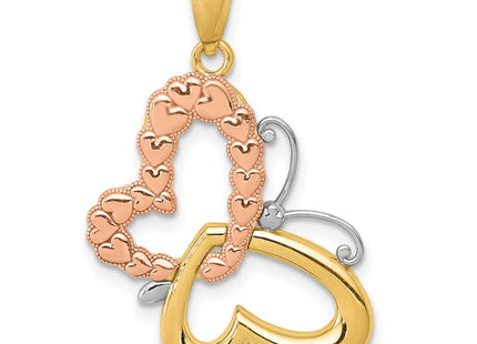14k Two-tone Pendants Style C4498 - Classique Jewelry Inc.