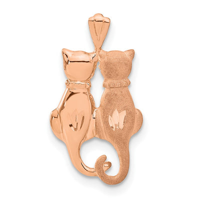 14K rose gold pendant
