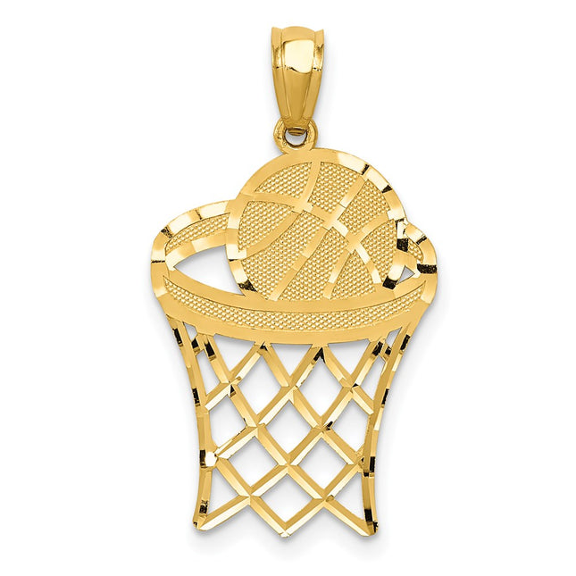 14k Yellow Gold Pendants Style C4504 - Classique Jewelry Inc.