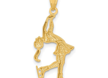 14k Yellow & Rhodium Pendants Style C4505 - Classique Jewelry Inc.