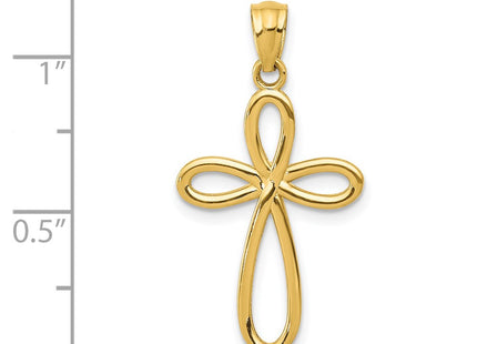 14k Yellow Gold Pendants Style C4508 - Classique Jewelry Inc.