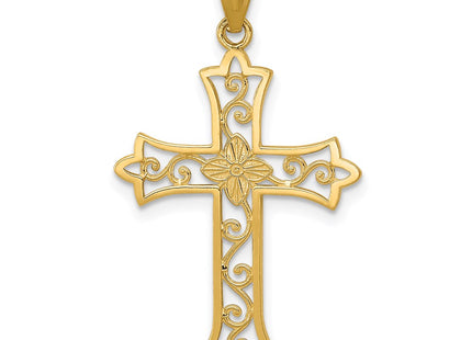 14k Yellow Gold Pendants Style C4510 - Classique Jewelry Inc.