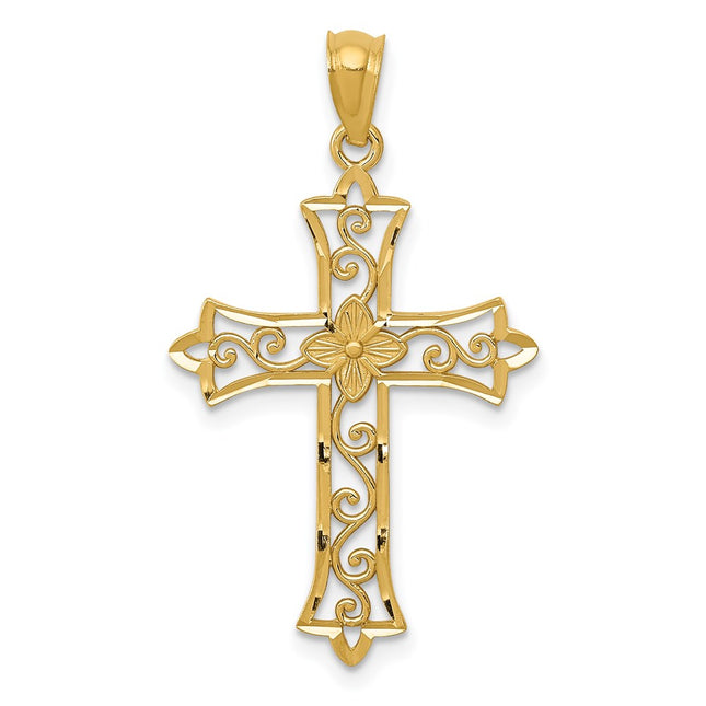 14k Yellow Gold Pendants Style C4510 - Classique Jewelry Inc.