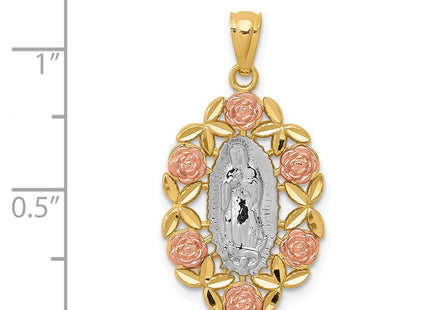 14k Two-tone Pendants Style C4520 - Classique Jewelry Inc.