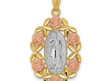 14k Two-tone Pendants Style C4520 - Classique Jewelry Inc.