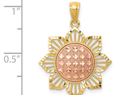 14k Two-tone Pendants Style C4569 - Classique Jewelry Inc.