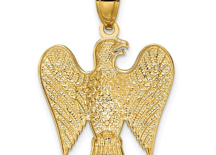 14k Yellow & Rhodium Pendants Style C4577 - Classique Jewelry Inc.