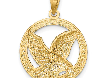 14k Yellow & Rhodium Pendants Style C4579 - Classique Jewelry Inc.