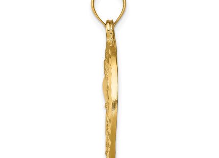 14k Yellow Gold Pendants Style C4598 - Classique Jewelry Inc.