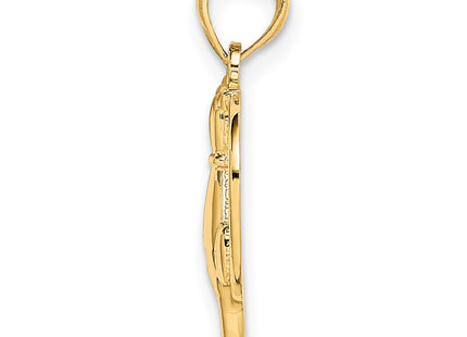 14k Yellow Gold Pendants Style C4622 - Classique Jewelry Inc.