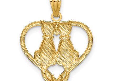 14k Yellow Gold Pendants Style C4622 - Classique Jewelry Inc.