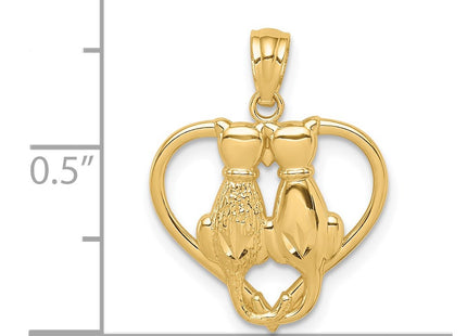 14k Yellow Gold Pendants Style C4622 - Classique Jewelry Inc.