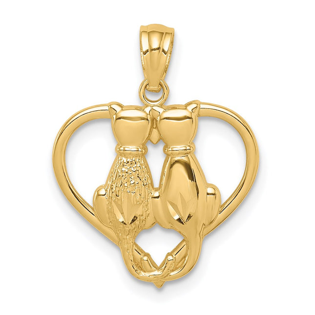 14k Yellow Gold Pendants Style C4622 - Classique Jewelry Inc.