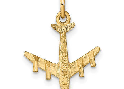14K gold zodiac charm, another view