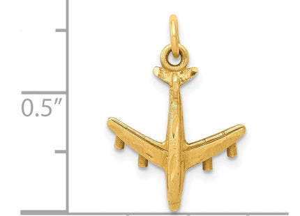14K gold zodiac charm, further view