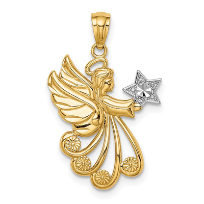 14K gold star pendants & charm