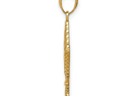 14k Yellow Gold Pendants Style C4642 - Classique Jewelry Inc.