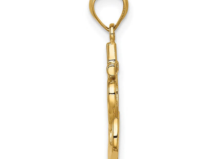 14k Yellow Gold Pendants Style C4648 - Classique Jewelry Inc.