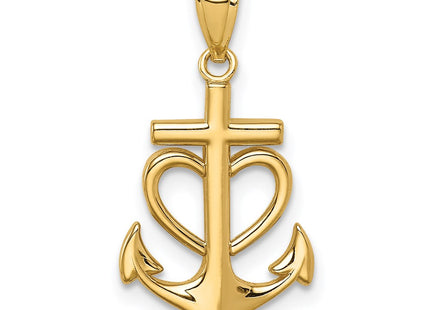 14k Yellow Gold Pendants Style C4648 - Classique Jewelry Inc.