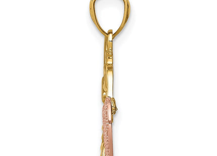 14k Two-tone Jewelry Style C4664 - Classique Jewelry Inc.