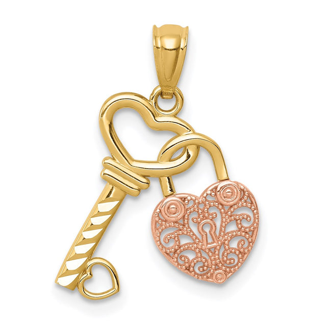 14k Two-tone Jewelry Style C4664 - Classique Jewelry Inc.
