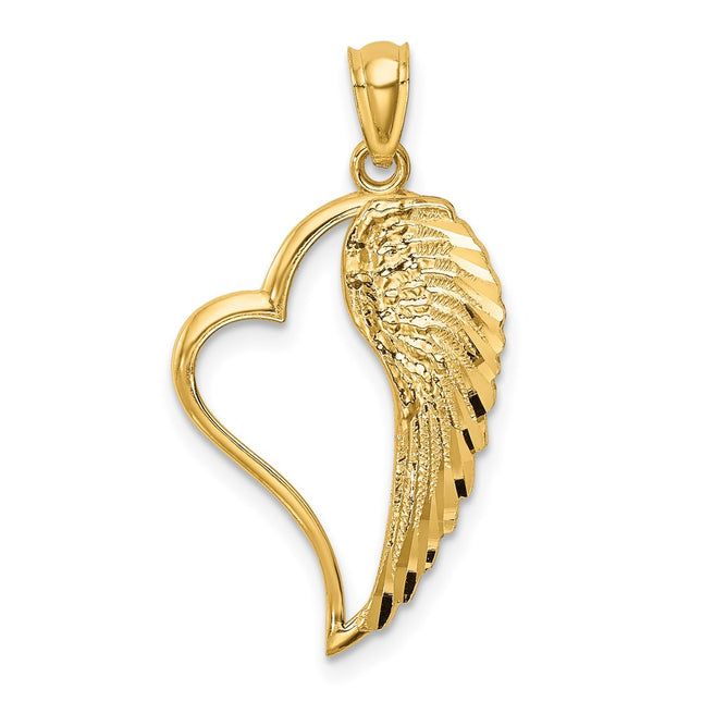 14k Yellow Gold Pendants Style C4668 - Classique Jewelry Inc.