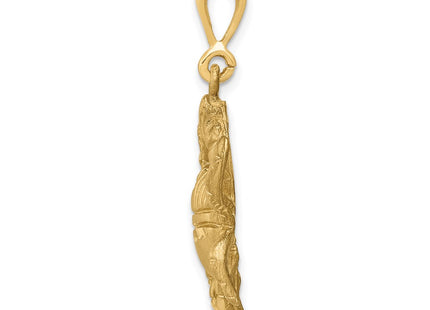 14K gold zodiac charm, alternate view