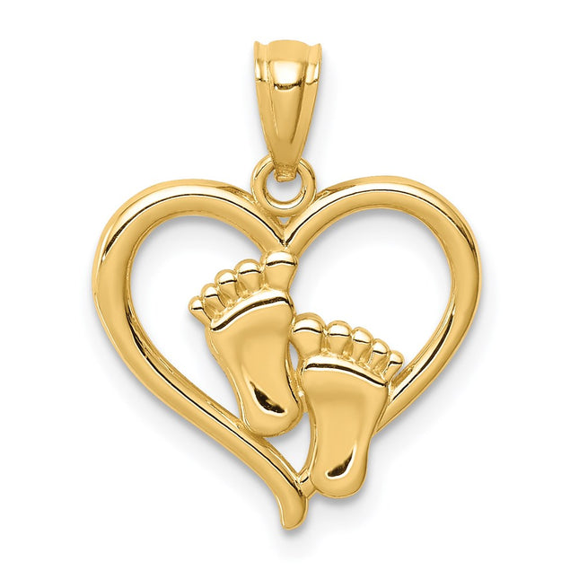 14k Yellow Gold Pendants Style C4671 - Classique Jewelry Inc.