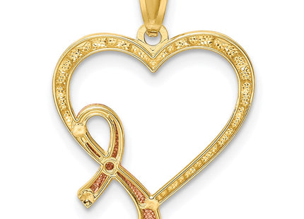 14k Yellow & Rhodium Pendants Style C4676 - Classique Jewelry Inc.