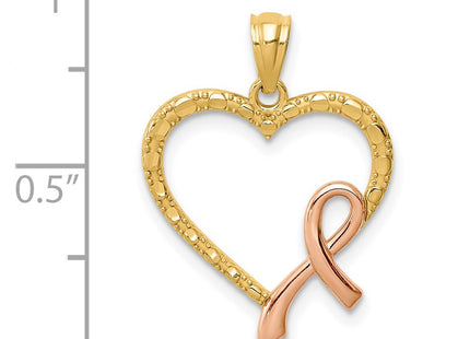 14k Yellow & Rhodium Pendants Style C4676 - Classique Jewelry Inc.