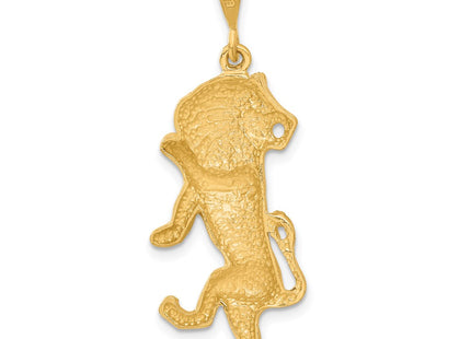 14K gold zodiac charm, another view