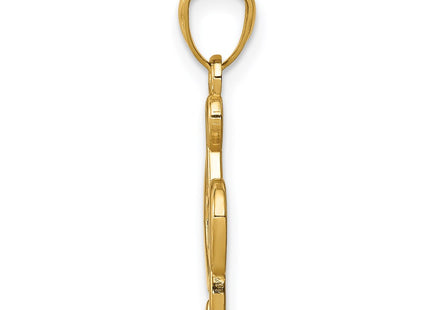 14k Yellow Gold Pendants Style C4685 - Classique Jewelry Inc.