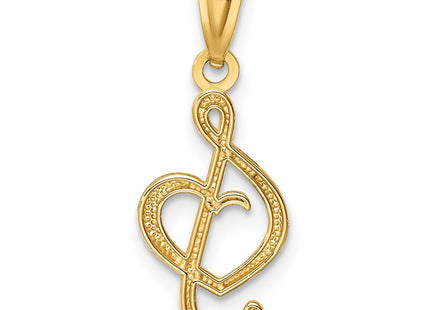 14k Yellow Gold Pendants Style C4685 - Classique Jewelry Inc.