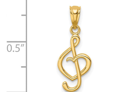 14k Yellow Gold Pendants Style C4685 - Classique Jewelry Inc.