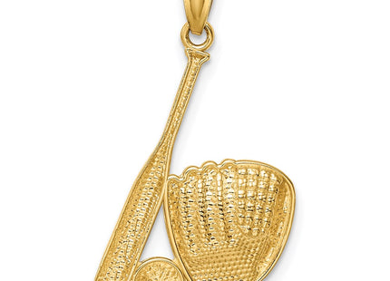 14k Yellow & Rhodium Pendants Style C4686 - Classique Jewelry Inc.