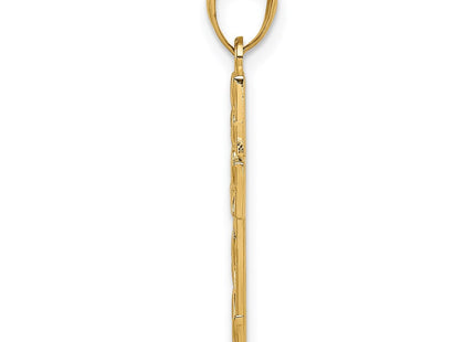 14k Yellow Gold Pendants Style C4690 - Classique Jewelry Inc.