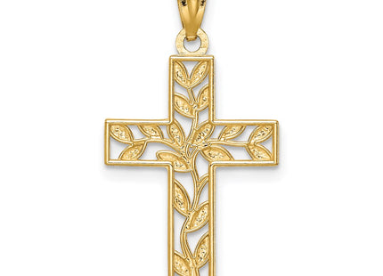 14k Yellow Gold Pendants Style C4690 - Classique Jewelry Inc.