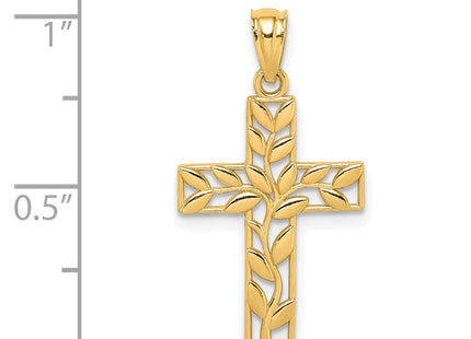 14k Yellow Gold Pendants Style C4690 - Classique Jewelry Inc.