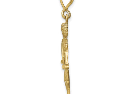 14K gold zodiac charm, alternate view