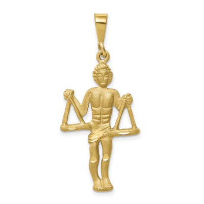 14K gold zodiac charm